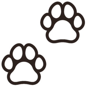 Paw Prints - Outline